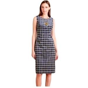 Anthro Sunday In Brooklyn Plaid Corduroy Dress 8